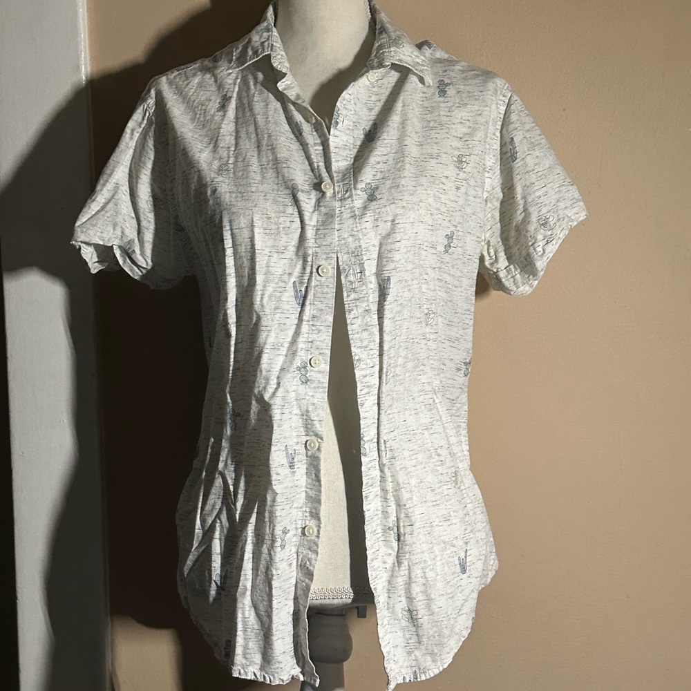 Denim & Flower Men’s Button Up Shirt